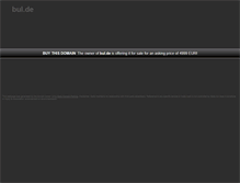 Tablet Screenshot of bul.de